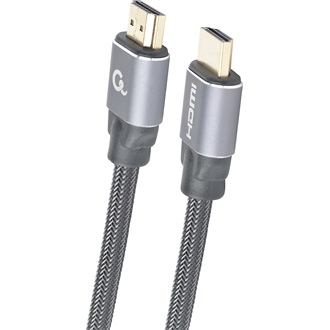 Gembird Premium HDMI 2.0 Ethernet -> HDMI 2.0 Ethernet M/M video kábel 7.5m fekete-szürke
