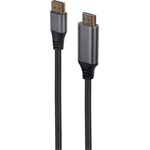 Gembird Premium DisplayPort 1.2 -> HDMI 2.0 M/M video kábel 1.8m fekete