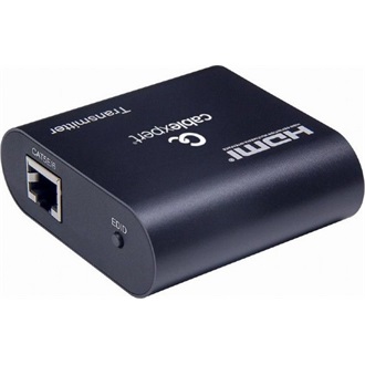 Gembird 1db HDMI 1.3 1db USB-B 2.0 micro -> 1db RJ45 CAT6 UTP F/F video extender 60m fekete
