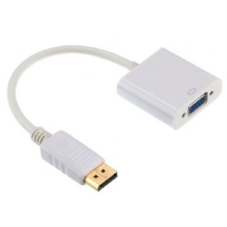 Gembird Displayport -> VGA M/F adapter 0.2m fehér