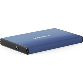 Gembird szálcsiszolt alumínium 2.5" SATA3 USB3.0 külső ház kék