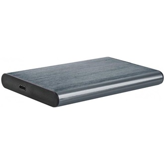 Gembird EE2-U3S-6 2.5" SATA3 USB-C külső ház fekete aluminium