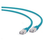 Gembird RJ45 CAT6A S/FTP - RJ45 CAT6A S/FTP M/M adatkábel 1m zöld LSZH