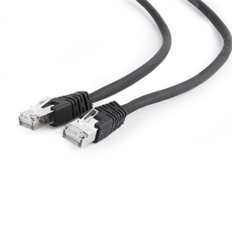 Gembird RJ45 CAT6A S/FTP - RJ45 CAT6A SFTP M/M adatkábel 2m fekete LSZH