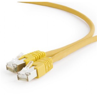 Gembird RJ45 CAT6A S/FTP - RJ45 CAT6A S/FTP M/M adatkábel 5m sárga LSZH
