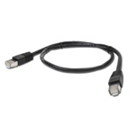 Gembird RJ45 CAT6 FTP - RJ45 CAT6 FTP M/M adatkábel 1m fekete