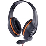 Gembird GHS-05-O gaming fejhallgató headset fekete-narancssárga