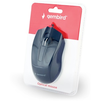 Gembird MUS-3B-01 optikai USB egér fekete