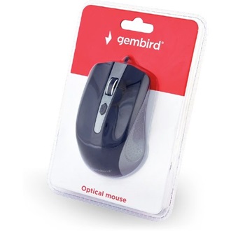 Gembird MUS-4B-01-GB optikai USB egér fekete-szürke