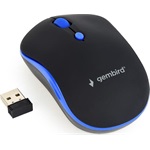 Gembird MUSW-4B-03-B optikai vezeték nélküli egér fekete-kék