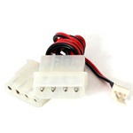 Gembird Molex Power 4pin -> Power 2pin M/M tápkábel 0.15m 12V ventillátorhoz