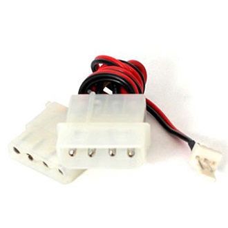 Gembird Molex Power 4pin -> Power 2pin M/M tápkábel 0.15m 12V ventillátorhoz