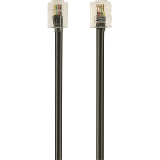 Gembird RJ11 -> RJ11 M/M telefon kábel 2m fekete