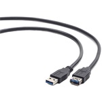 Gembird USB-A 3.0 -> USB-A 3.0 M/F adatkábel 3m hosszabbító