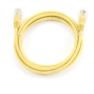 Gembird RJ45 CAT5e UTP M/M adatkábel 2m sárga