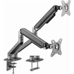 Gembird double 17"-32" monitor tartó asztalra szürke