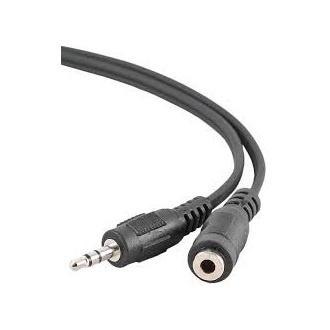 Gembird Jack stereo 3,5mm M/F audio kábel hosszabbító 1.5m fekete