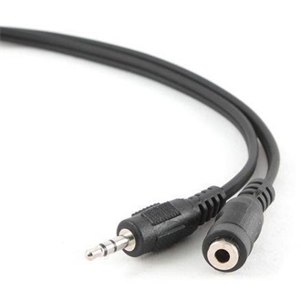 Gembird Jack stereo 3,5mm M/F audio kábel hosszabbító 3m fekete