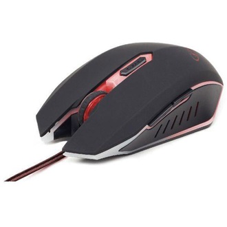 Gembird USB optikai gamer egér fekete-piros