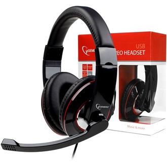 Gembird MHS-001 2.0 headset fekete
