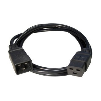 Gembird C19 -> C20 M/F tápkábel 1.5m fekete