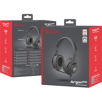 Genesis Argon 600 gaming fejhallgató headset fekete