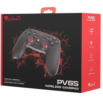 Genesis PV65 vezeték nélküli gamepad játékvezérlő fekete