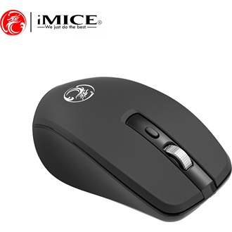 iMICE E-1500 optikai vezeték nélküli egér fekete