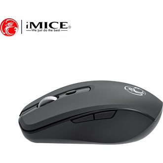 iMICE E-1500 optikai vezeték nélküli egér fekete