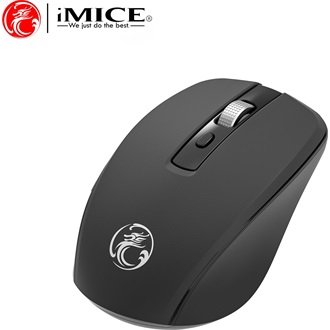 iMICE E-1500 optikai vezeték nélküli egér fekete