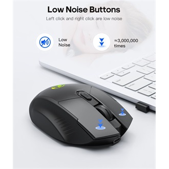 Genius GW-X3 optikai vezeték nélküli gaming egér fekete