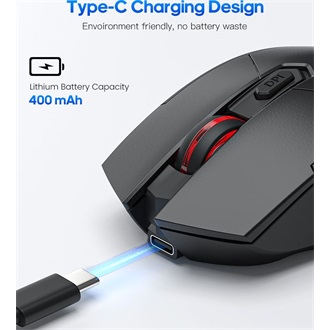 Genius GW-X3 optikai vezeték nélküli gaming egér fekete