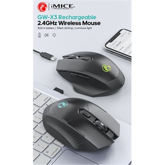 Genius GW-X3 optikai vezeték nélküli gaming egér fekete