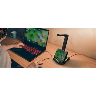 Genius GX-UH100 headset tartó fekete