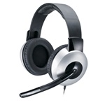 Genius HS-05A stereo headset fekete-ezüst