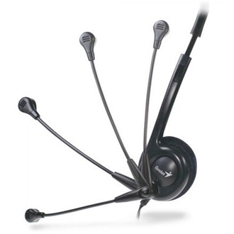 Genius HS-M200C stereo headset fekete
