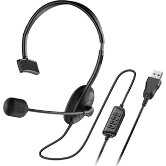 Genius HS-100U/USB-A fejhallgató headset fekete