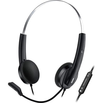 Genius HS-220U/USB-C fejhallgató headset fekete