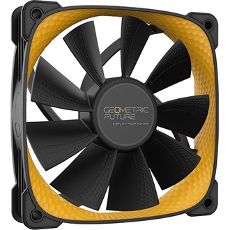 Geometric Future Squama 2505Y rendszerhűtő ventilátor fekete-sárga