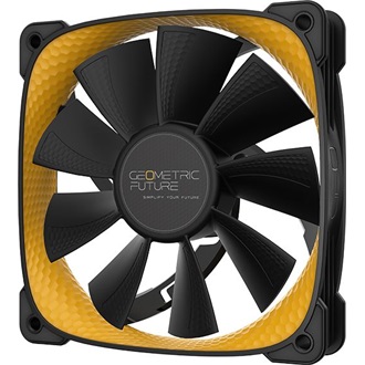 Geometric Future Squama 2505Y rendszerhűtő ventilátor fekete-sárga