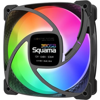 Geometric Future Super Squama 3805B Triple pack rendszerhűtő ventilátor fekete