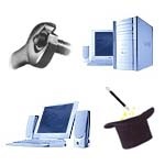 Gépösszerakó a Juventus Team áruházában