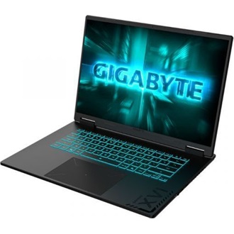 Gigabyte A16 PRO DYHG5EECC4SD gaming notebook fekete (165Hz; Titanium Black)
