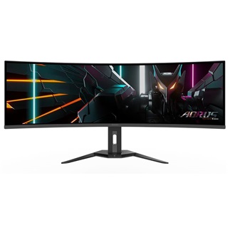 Gigabyte Aorus CO49DQ 49" ívelt Quantum Dot OLED gaming monitor fekete 144Hz FreeSync Premium Pro