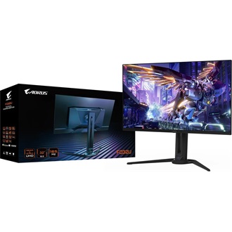Gigabyte Aorus FO32U 31.5" Quantum Dot OLED gaming monitor fekete 165Hz FreeSync Premium Pro (USB-C: 18W)