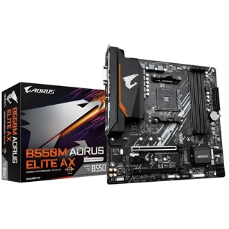 Gigabyte B550M AORUS ELITE AX desktop alaplap microATX