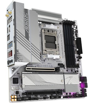 Gigabyte B650M AORUS ELITE AX ICE desktop alaplap microATX