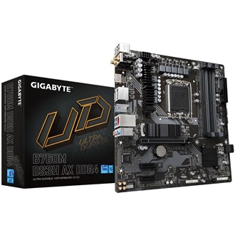 Gigabyte B760M DS3H AX DDR4 desktop alaplap microATX