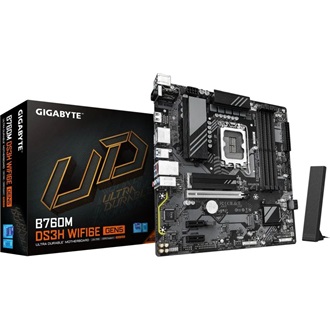 Gigabyte B760M DS3H WIFI6E GEN5 desktop alaplap microATX