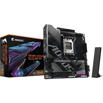 Gigabyte B840M AORUS ELITE WIFI6E desktop alaplap microATX